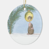 House-Mouse Design® - kerstversiering Keramisch Ornament (Links)