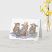 House-Mouse Design® - Notecards Kaart (Gele Bloem)