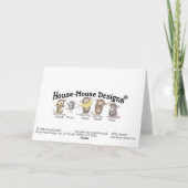 House-Mouse Design® - Notecards Kaart (Achterkant)
