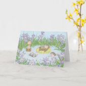 House-Mouse Design® - Notecards Kaart (Gele Bloem)