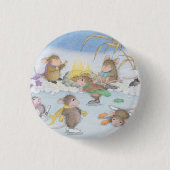 House-Mouse Design® - Pins Ronde Button 3,2 Cm (Voorkant)