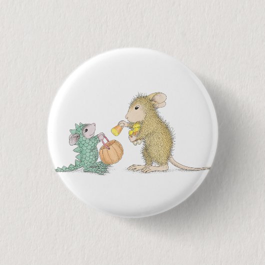 House-Mouse Design® - Pins Ronde Button 3,2 Cm (Voorkant)