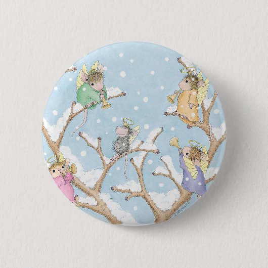 House-Mouse Design® - Pins Ronde Button 5,7 Cm (Voorkant)
