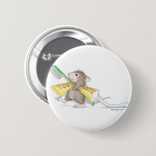 House-Mouse Design® - Pins Ronde Button 5,7 Cm (Voorkant /achterkant)