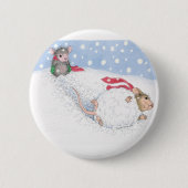 House-Mouse Design® - Pins Ronde Button 5,7 Cm (Voorkant)