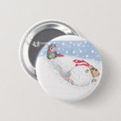 House-Mouse Design® - Pins Ronde Button 5,7 Cm (Voorkant /achterkant)