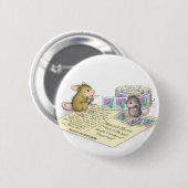 House-Mouse Design® - Pins Ronde Button 5,7 Cm (Voorkant /achterkant)