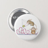 House-Mouse Design® - Pins Ronde Button 5,7 Cm (Voorkant /achterkant)