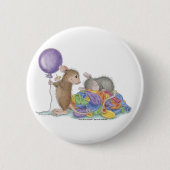 House-Mouse Design® - Pins Ronde Button 5,7 Cm (Voorkant)
