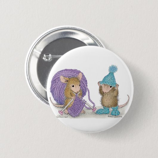 House-Mouse Design® - Pins Ronde Button 5,7 Cm (Voorkant /achterkant)