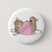 House-Mouse Design® - Pins Ronde Button 5,7 Cm (Voorkant)
