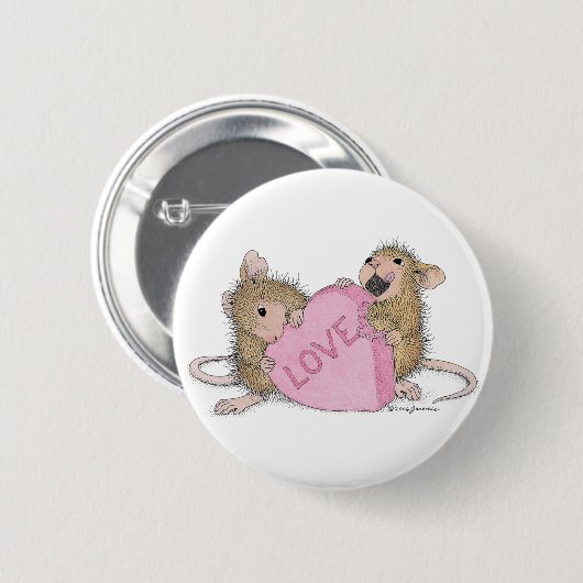 House-Mouse Design® - Pins Ronde Button 5,7 Cm (Voorkant /achterkant)