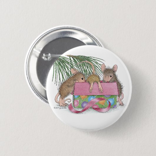 House-Mouse Design® - Pins Ronde Button 5,7 Cm (Voorkant /achterkant)
