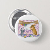 House-Mouse Design® - Pins Ronde Button 5,7 Cm (Voorkant /achterkant)