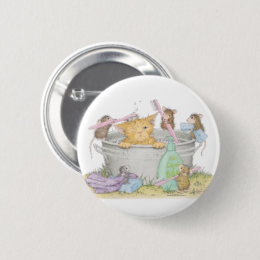 House-Mouse Design® - Pins Ronde Button 5,7 Cm (Voorkant /achterkant)