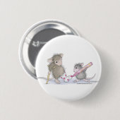 House-Mouse Design® - Pins Ronde Button 5,7 Cm (Voorkant /achterkant)