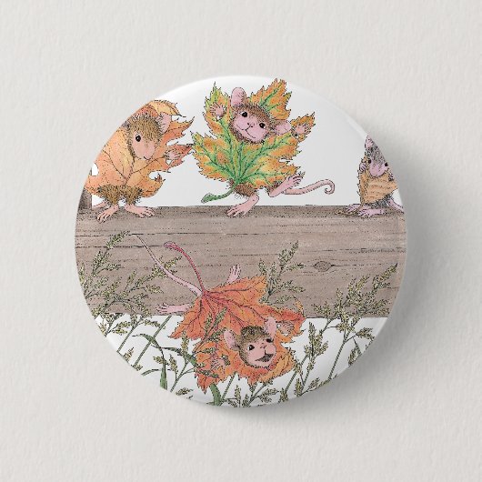 House-Mouse Design® - Pins Ronde Button 5,7 Cm (Voorkant)