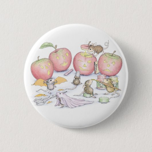 House-Mouse Design® - Pins Ronde Button 5,7 Cm (Voorkant)