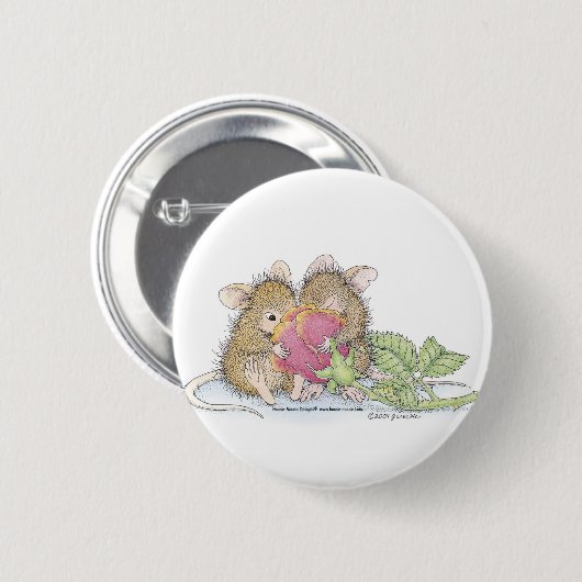 House-Mouse Design® - Pins Ronde Button 5,7 Cm (Voorkant /achterkant)
