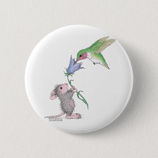 House-Mouse Design® - Pins Ronde Button 5,7 Cm (Voorkant)