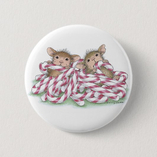 House-Mouse Design® - Pins Ronde Button 5,7 Cm (Voorkant)