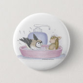 House-Mouse Design® - Pins Ronde Button 5,7 Cm (Voorkant)