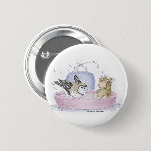 House-Mouse Design® - Pins Ronde Button 5,7 Cm (Voorkant /achterkant)