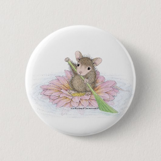 House-Mouse Design® - Pins Ronde Button 5,7 Cm (Voorkant)