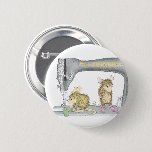 House-Mouse Design® - Pins Ronde Button 5,7 Cm (Voorkant /achterkant)