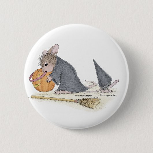 House-Mouse Design® - Pins Ronde Button 5,7 Cm (Voorkant)