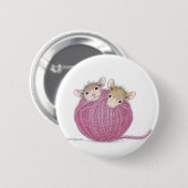House-Mouse Design® - Pins Ronde Button 5,7 Cm (Voorkant /achterkant)