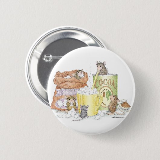 House-Mouse Design® - Pins Ronde Button 5,7 Cm (Voorkant /achterkant)