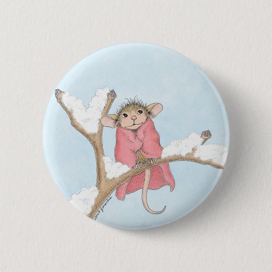 House-Mouse Design® - Pins Ronde Button 5,7 Cm (Voorkant)