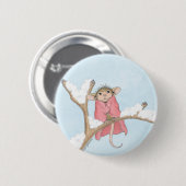 House-Mouse Design® - Pins Ronde Button 5,7 Cm (Voorkant /achterkant)