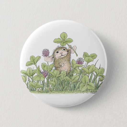 House-Mouse Design® - Pins Ronde Button 5,7 Cm (Voorkant)