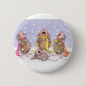 House-Mouse Design® - Pins Ronde Button 5,7 Cm (Voorkant)