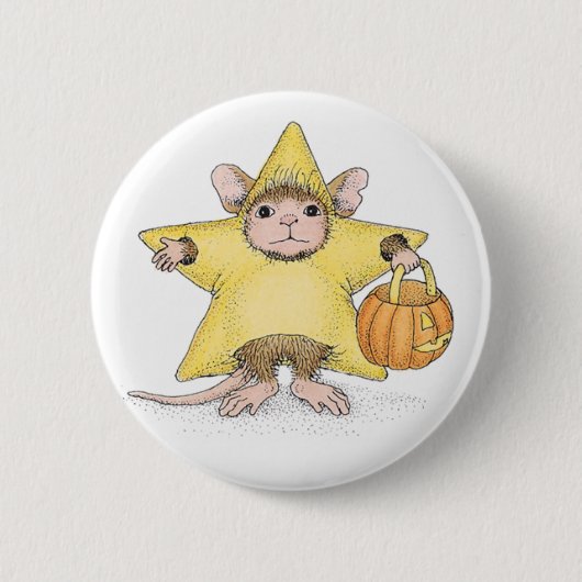 House-Mouse Design® - Pins Ronde Button 5,7 Cm (Voorkant)