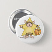 House-Mouse Design® - Pins Ronde Button 5,7 Cm (Voorkant /achterkant)