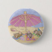 House-Mouse Design® - Pins Ronde Button 5,7 Cm (Voorkant)