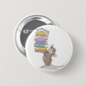 House-Mouse Design® - Pins Ronde Button 5,7 Cm (Voorkant /achterkant)