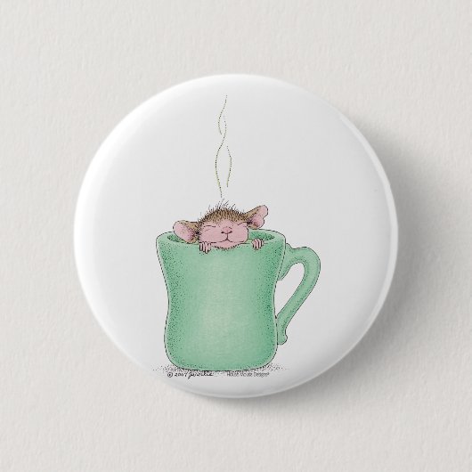 House-Mouse Design® - Pins Ronde Button 5,7 Cm (Voorkant)
