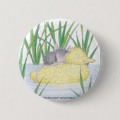 House-Mouse Design® - Pins Ronde Button 5,7 Cm (Voorkant)
