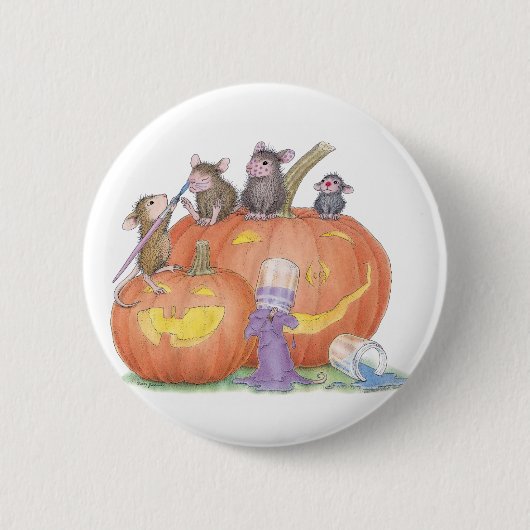 House-Mouse Design® - Pins Ronde Button 5,7 Cm (Voorkant)