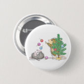 House-Mouse Design® - Pins Ronde Button 5,7 Cm (Voorkant /achterkant)