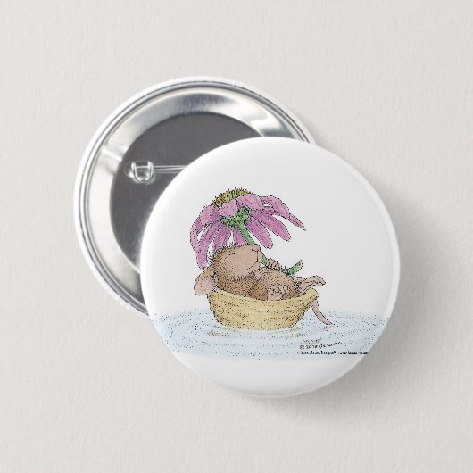 House-Mouse Design® - Pins Ronde Button 5,7 Cm (Voorkant /achterkant)