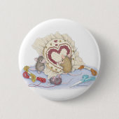 House-Mouse Design® - Pins Ronde Button 5,7 Cm (Voorkant)