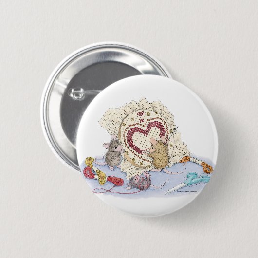 House-Mouse Design® - Pins Ronde Button 5,7 Cm (Voorkant /achterkant)