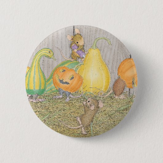 House-Mouse Design® - Pins Ronde Button 5,7 Cm (Voorkant)
