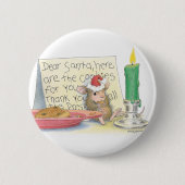 House-Mouse Design® - Pins Ronde Button 5,7 Cm (Voorkant)