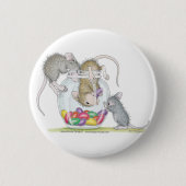 House-Mouse Design® - Pins Ronde Button 5,7 Cm (Voorkant)